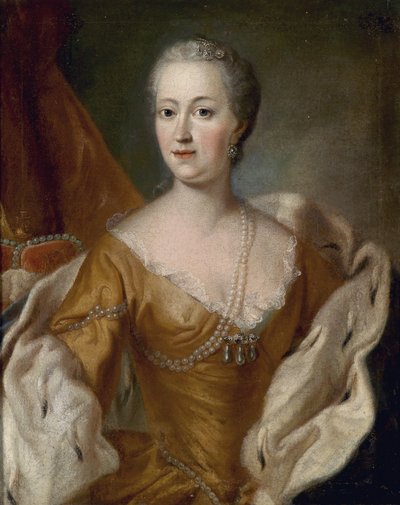 Portrait de Maria Theresia (1717-1780) - Unbekannt Unbekannt